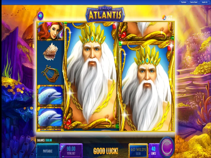 King Of Atlantis - Bùng Nổ Jackpot Tại Game Slot Đình Đám 